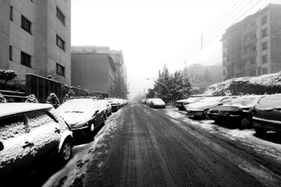 Tehran in a Winter Day