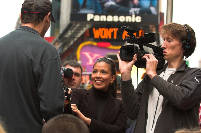 Tv show at theStreet funny Dog Show at Times Sqare. New York (1).jpg