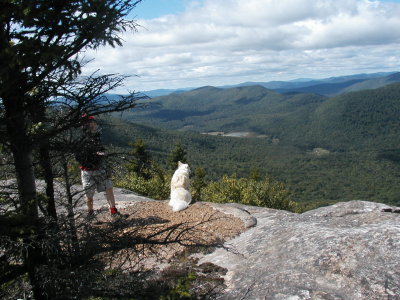 Sadie Mae admires the view to the west (Jean)