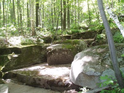 Dry stream on the way down (Ken)
