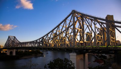 Brisbane Story Bridge at sunset