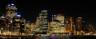 Sydney Circular Quay at night
