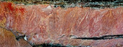 Aboriginal art at Ubirr Rock