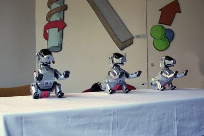 Earliest Aibo dancing contest?
