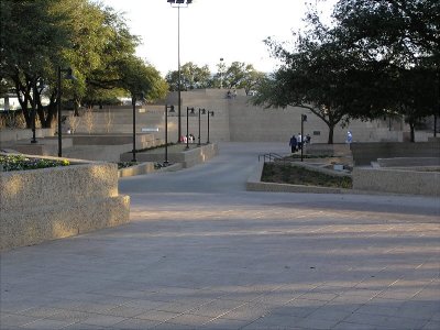 South Entrance with lots of trees and shurbs now gone