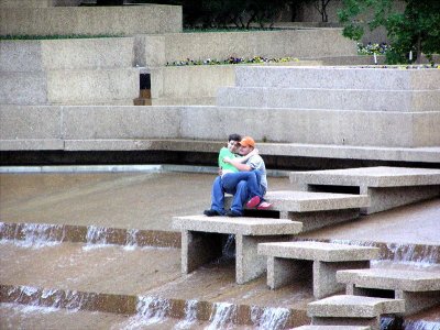 Couple at Water Gardens