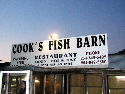 Cook's Fish Barn near Rising Star, Texas