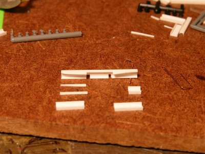 building the anticlimber on the GE.  I used Evergreen Styrene #SD-2, .100 C-channel