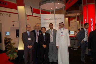 The Portal and WebCenter Team & Oracle Fusion Mware Co-staffers at Gitex