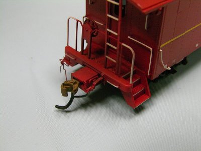 CCS ATSF Caboose custom detailed with parts from Details West
