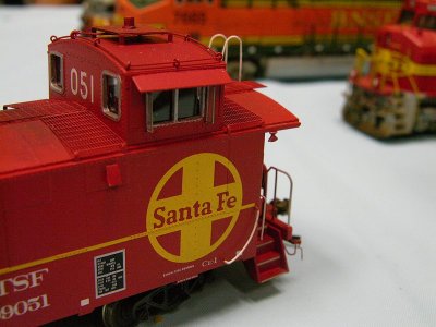 CCS ATSF Caboose custom detailed with parts from Details West