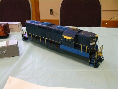 O Scale GP9 body with parts from O Scale America - all available from Des Plaines Hobbies