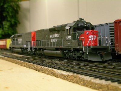 Brand-spankin' new SD40T-2s from the hobby shop!