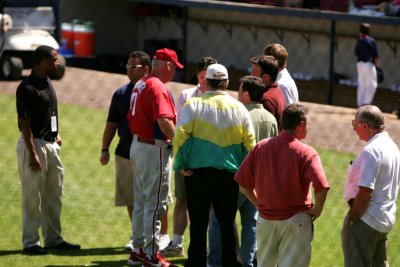 pre-game on field interviews