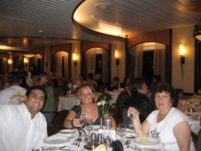 Toasting our first night on the Royal Caribbean Cruise.JPG