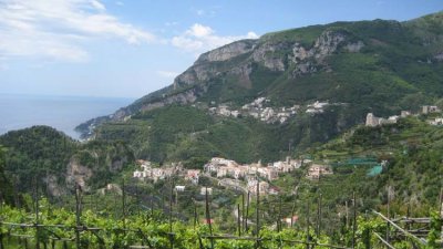 On the hike down - view of town nestled in the mountainside.jpg