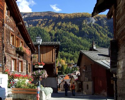 Leukerbad old town