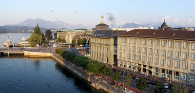 Seebrcke und Bahnhof