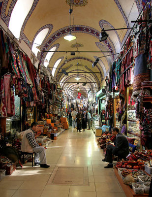 Shopping area in old town