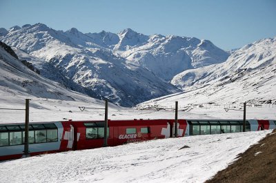 The world famous Glacier Express