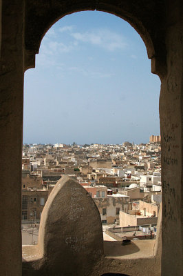 Windows view to Kairouan