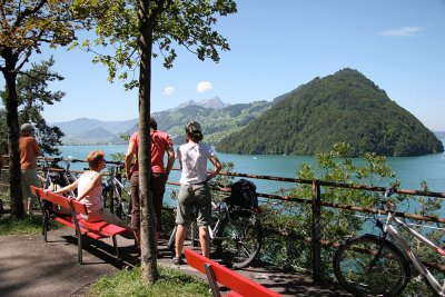 View to lake Lucerne