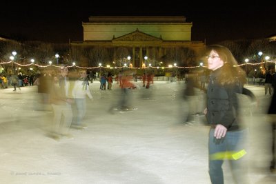 Skating on The National Mall