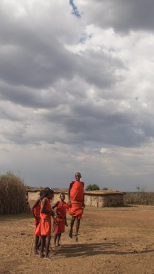 Maasai Dancers, Maasai Mara 0806