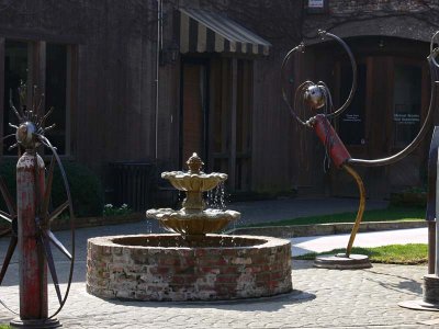Fountain and Sculptures