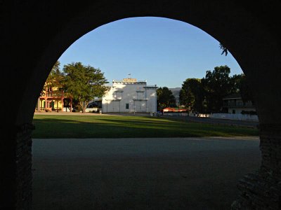 The Stables Through the Arch