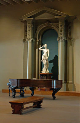 Piano and Statue