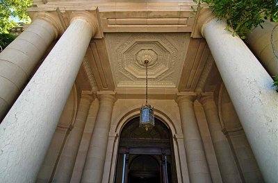 Columned Entrance