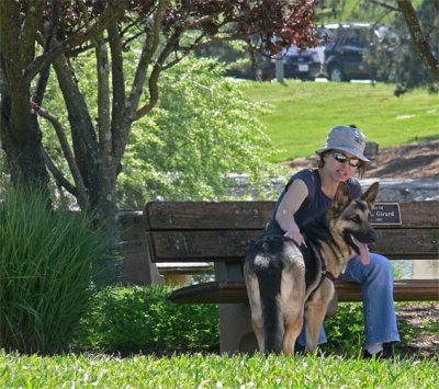 Shepherd at the Park