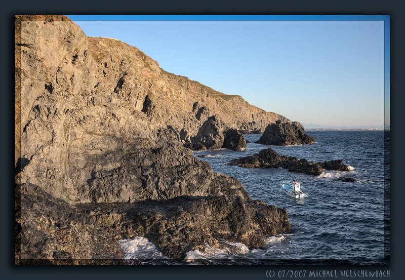 Coastline at Cap Bear near Port-Vendres