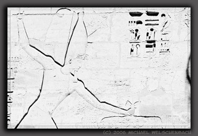 Pharao Rameses III punishing his enemies