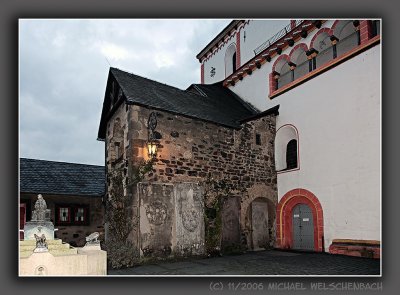 Entrance of the Double Church (Doppelkirche) of Schwarz-Rheindorf near Bonn