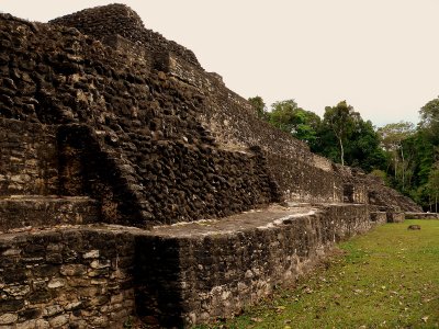 EDGE OF THE PLAZA-CARACOL.JPG