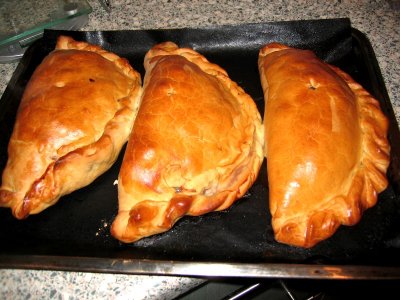 Cooked pasties