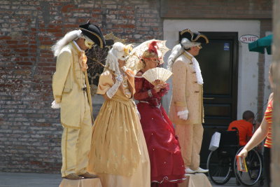 People in costumes