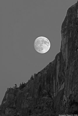 Moonrise Over Glacier Point
