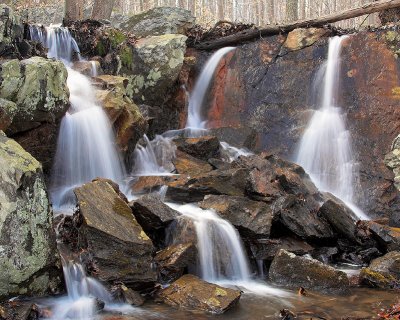 Snow Melt Waterfall