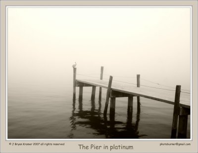 Pier in platinum