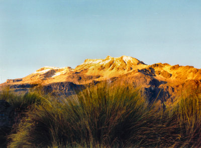 Alpenglow on Iztaccihuatl