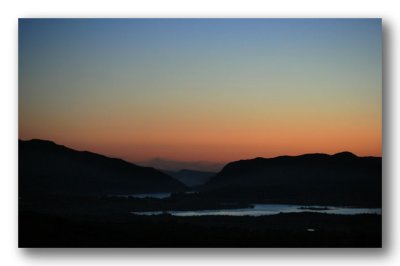 Sunset at Lake Morena