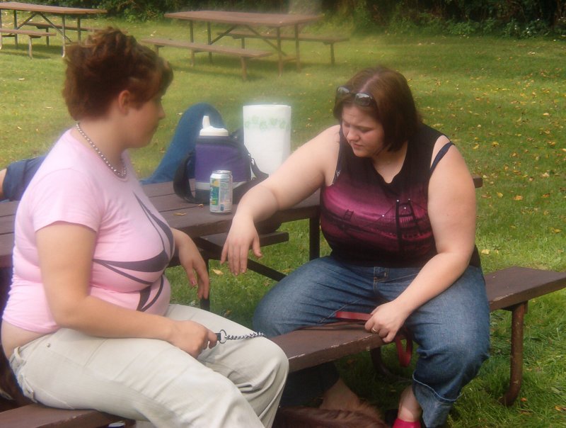 Sara and Mandy
