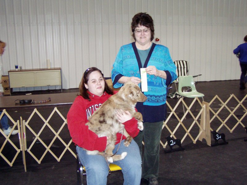 Gunner at his first asca show