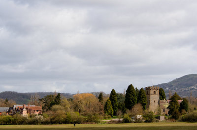 Colwall church and Park Farm