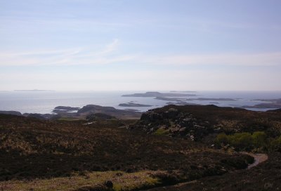Cragaig; Colonsay then Staffa in the distance