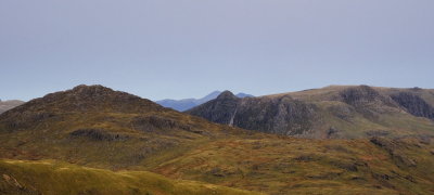 Little Carrs and Pike of Stickle beyond and Skiddaw beyond that