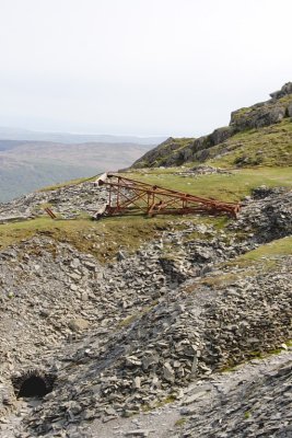 tower and tunnel on lower slopes of Old Man